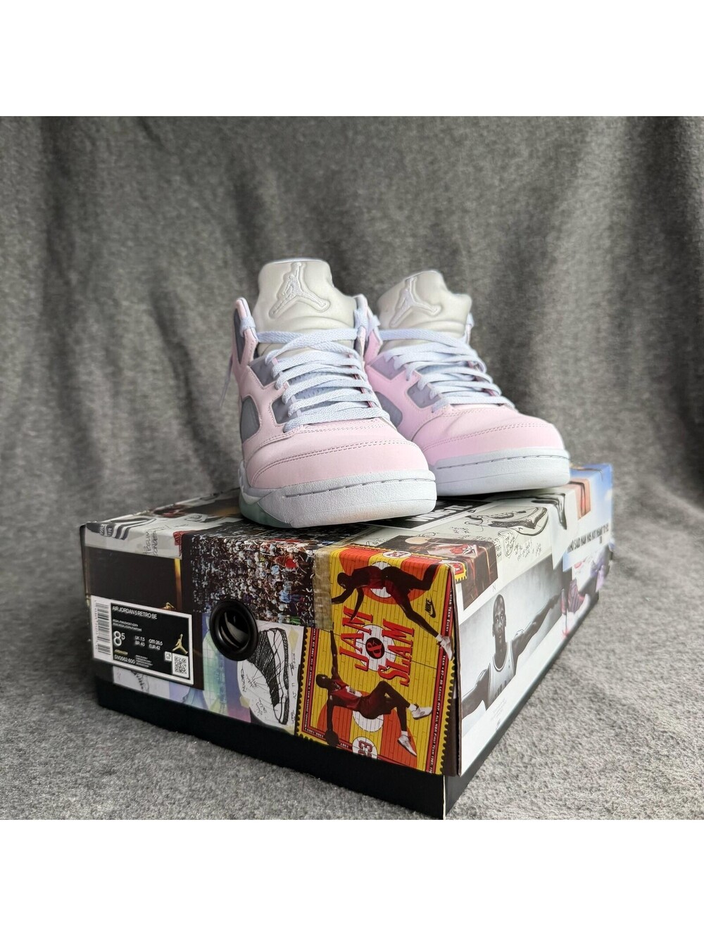 Air Jordan 5 Retro SE "Easter" Mens Size 8.5 Pink Ghost Copa Sneakers DV0562-600